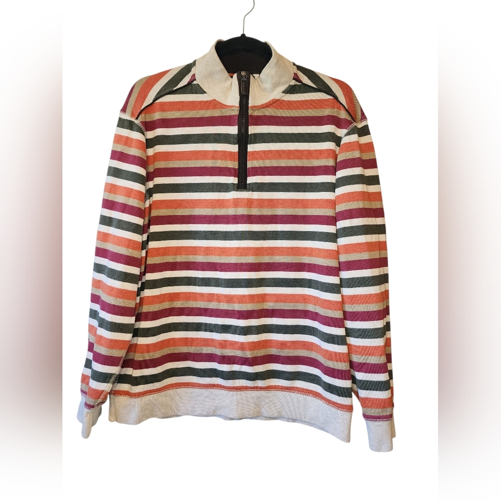 CREMIEUX Striped pullover sweater, size L, unisex